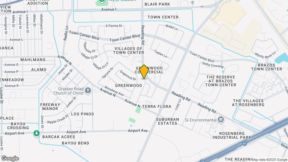 1720 Old Creek Dr Map and Location Details