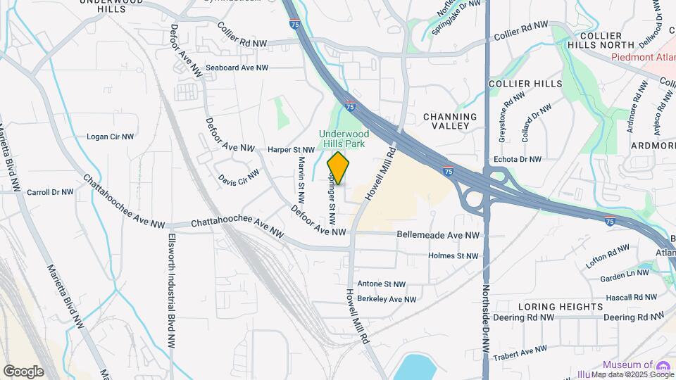 1742 Ridgeway Ave NW Map and Location Details