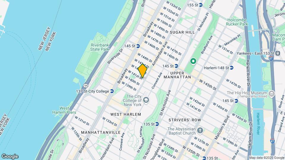 1638 Amsterdam Ave Map and Location Details