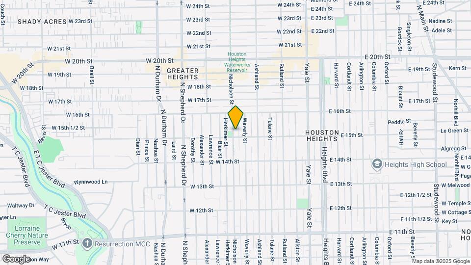 1508 Nicholson St Map and Location Details