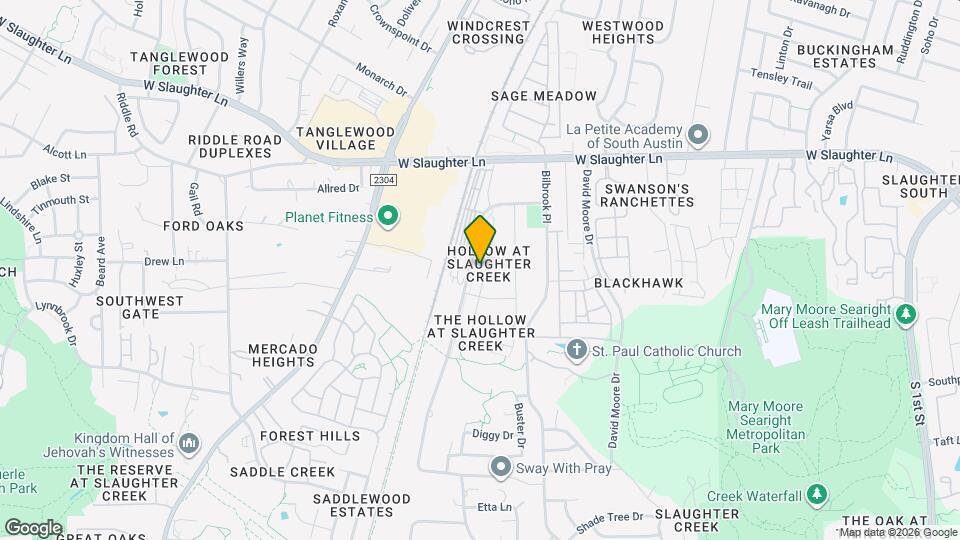 10020 Wading Pool Path Map and Location Details