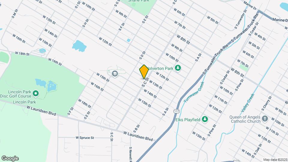1308 S C St Map and Location Details