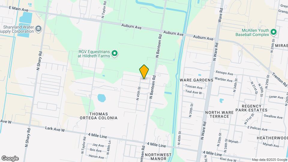 4416 Thunderbird Ave Map and Location Details