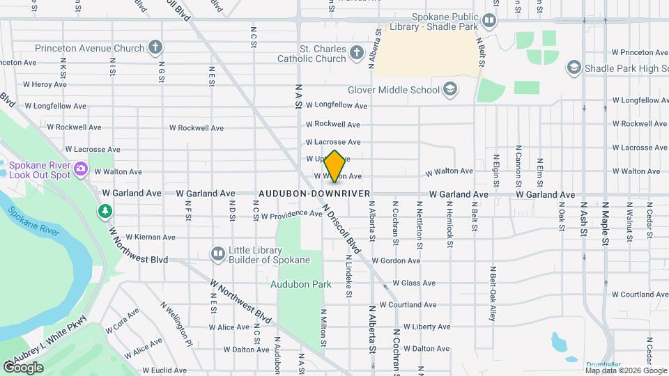 2722 W Garland Ave Map and Location Details