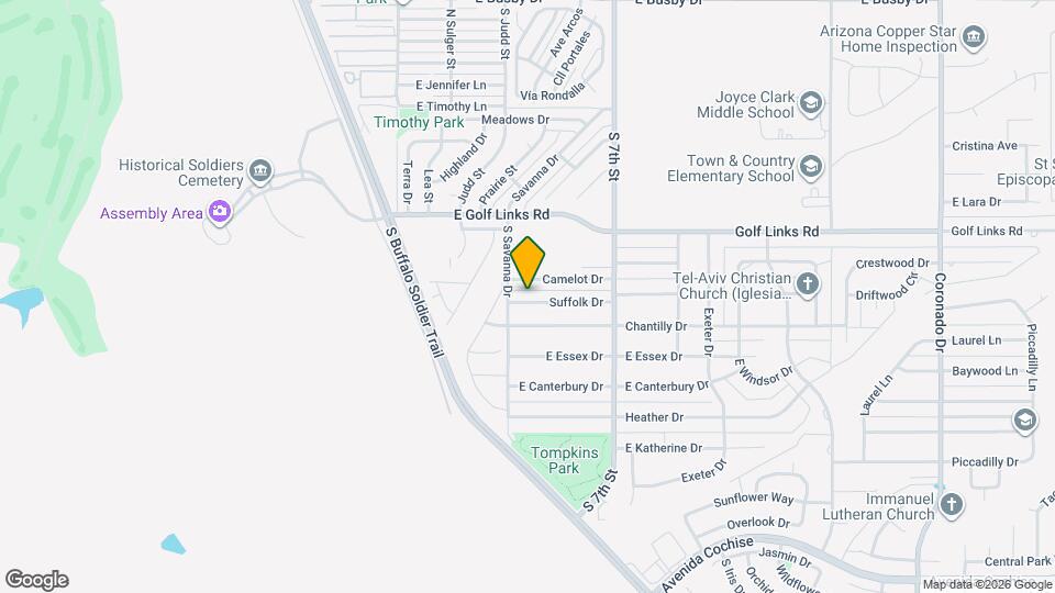 501 Suffolk Dr Map and Location Details