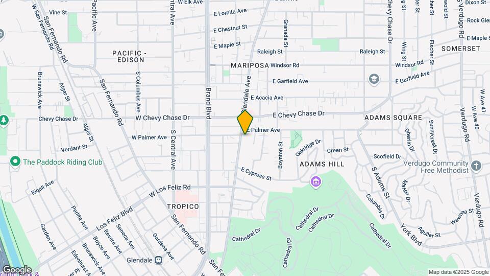 1214 S Glendale Ave Mapa y Detalles de la Ubicación