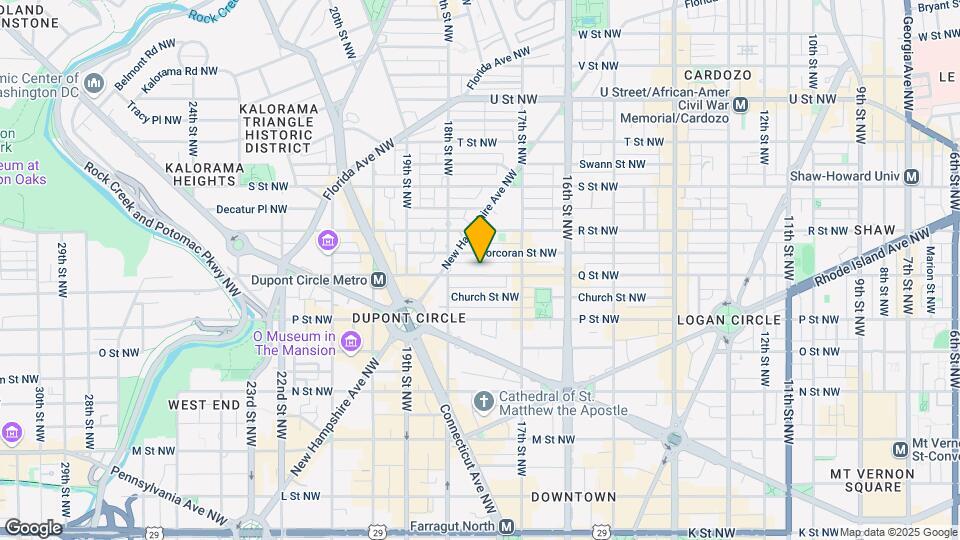 1743 Q St NW Map and Location Details