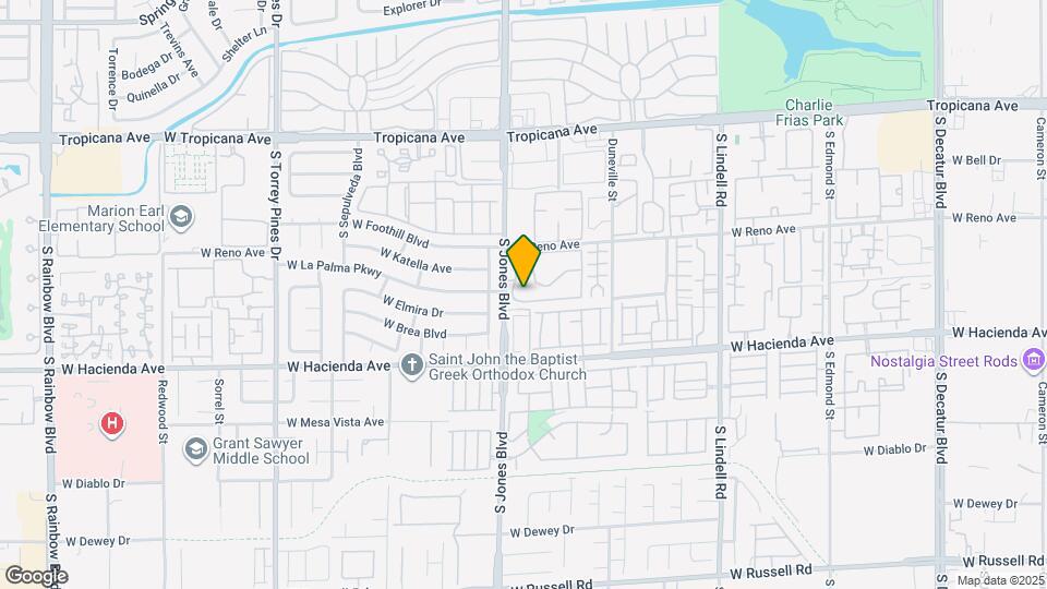 5114 S Jones Blvd Map and Location Details