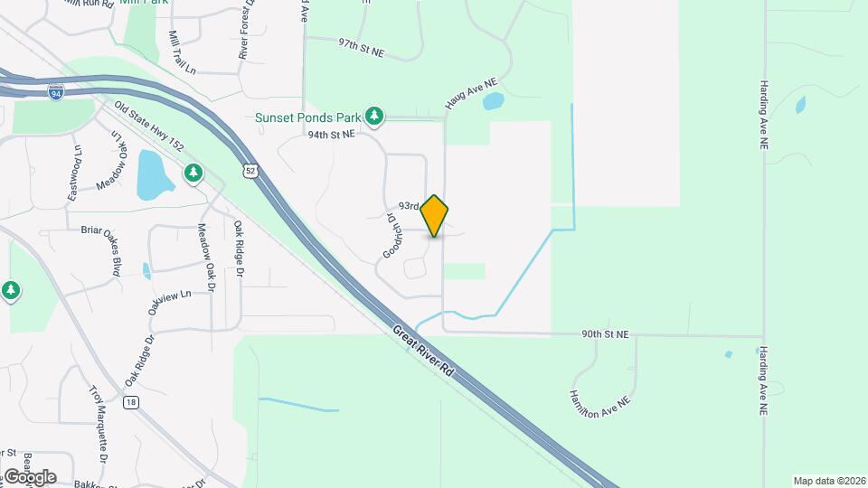 9208 Golden Pond Ln N Map and Location Details