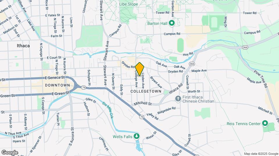 301 College Ave Map and Location Details