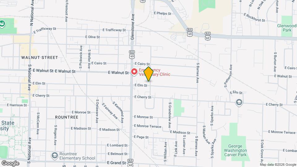 1865 E Elm St Map and Location Details