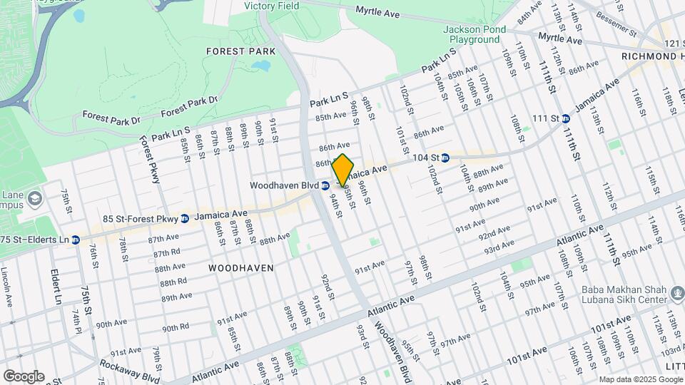 87-18 95th St Map and Location Details