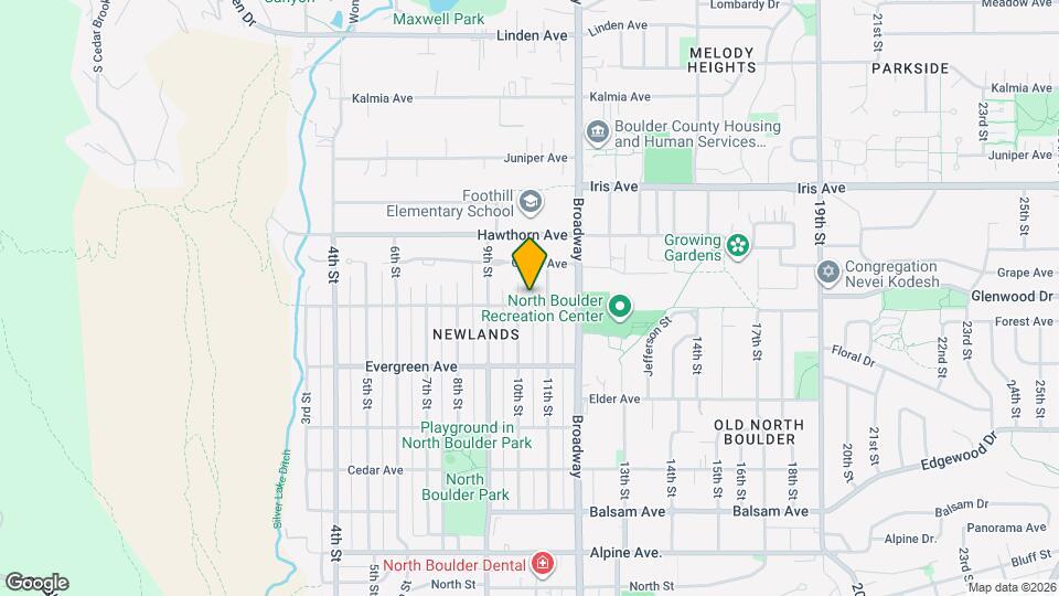 1015 Forest Ave Map and Location Details