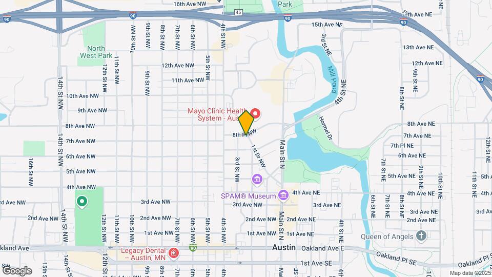 807 1st Dr NW Map and Location Details