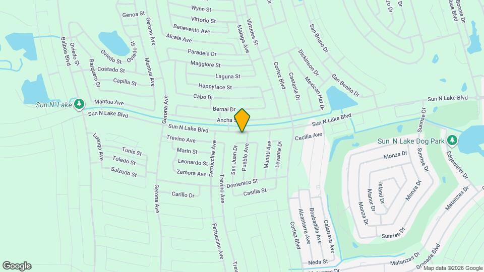 7523 Sun N Lake Blvd Map and Location Details