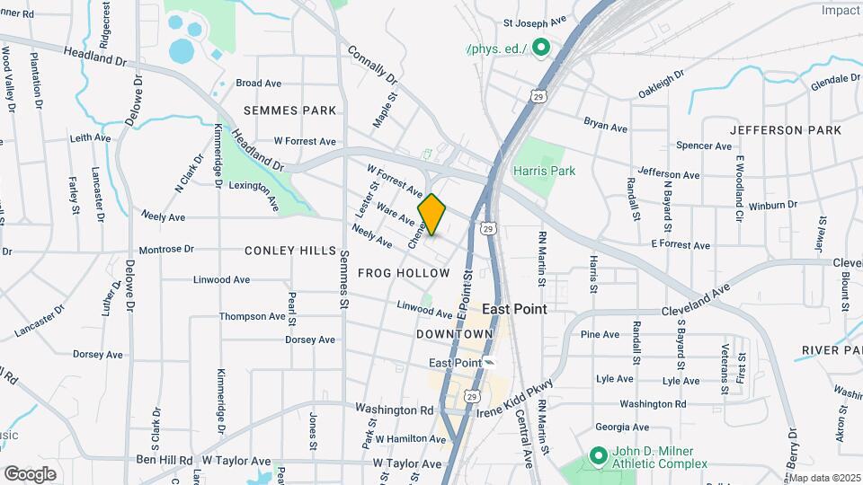1662 Ware Ave Map and Location Details