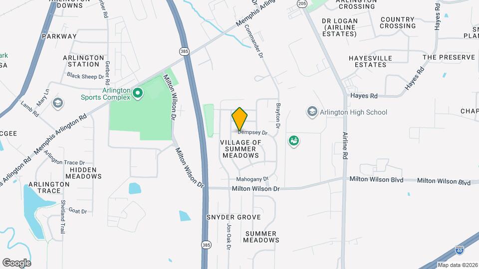 11597 Dempsey Dr Map and Location Details