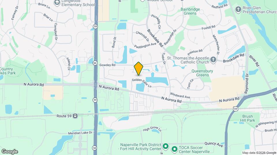 1929 Golden Gate Ln Map and Location Details