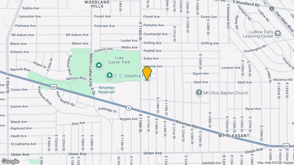 3218 E 117th St Map and Location Details