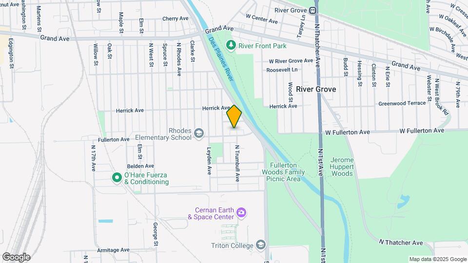 8700 Fullerton Ave Map and Location Details