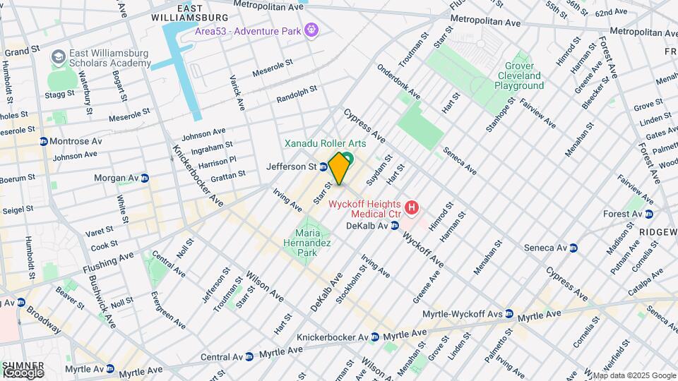 1271 Willoughby Ave Mapa y Detalles de la Ubicación