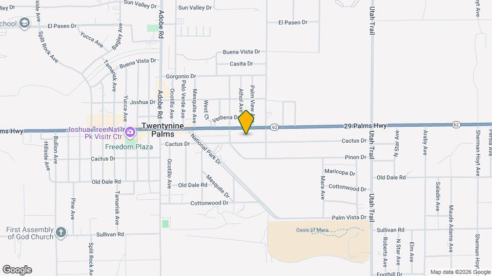 74022 Cactus Dr Map and Location Details