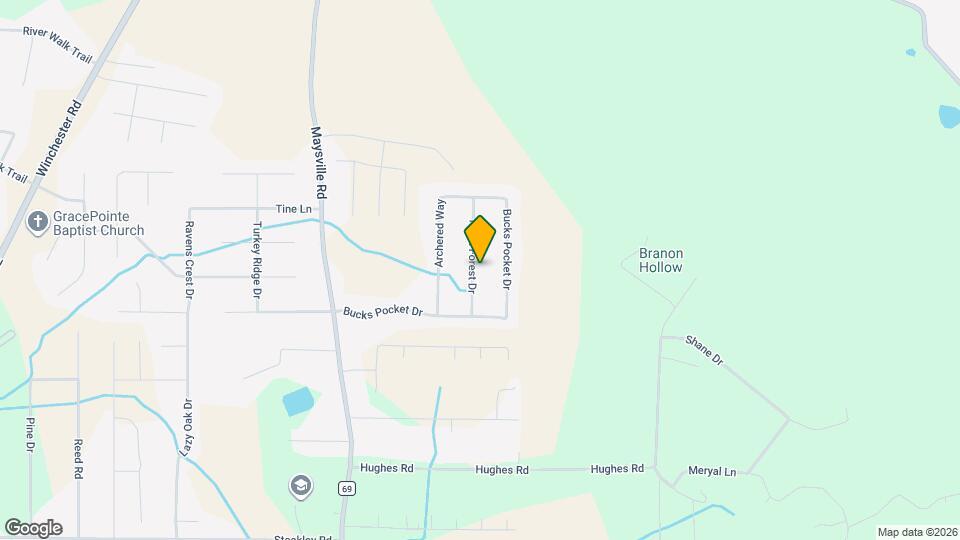 111 Fawn Forest Dr Map and Location Details