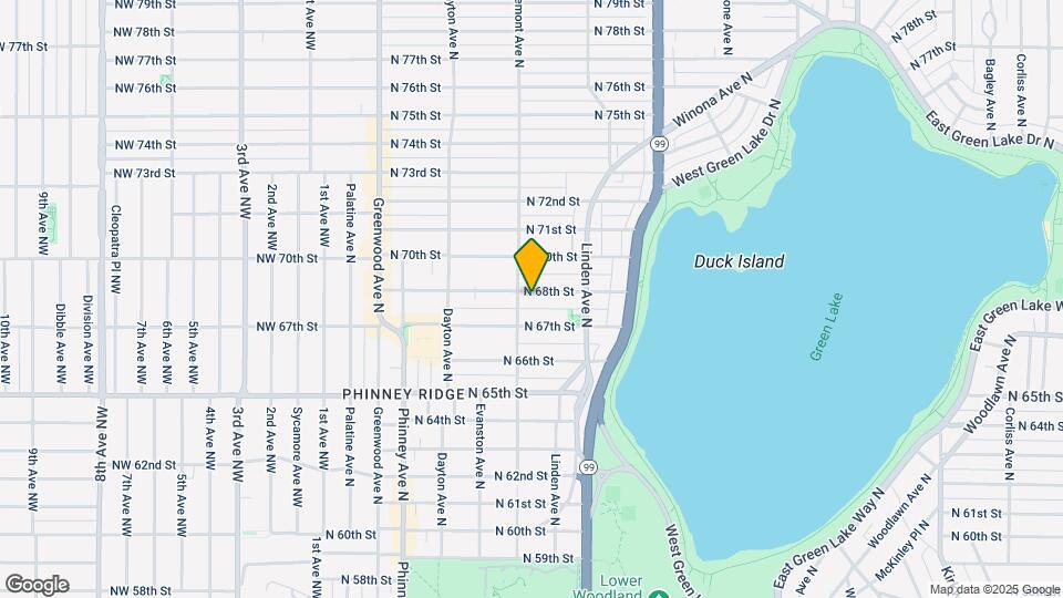 711 N 68th St Map and Location Details