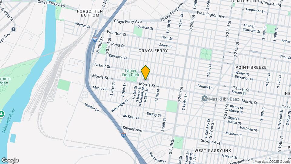 1645 S Newkirk St Map and Location Details