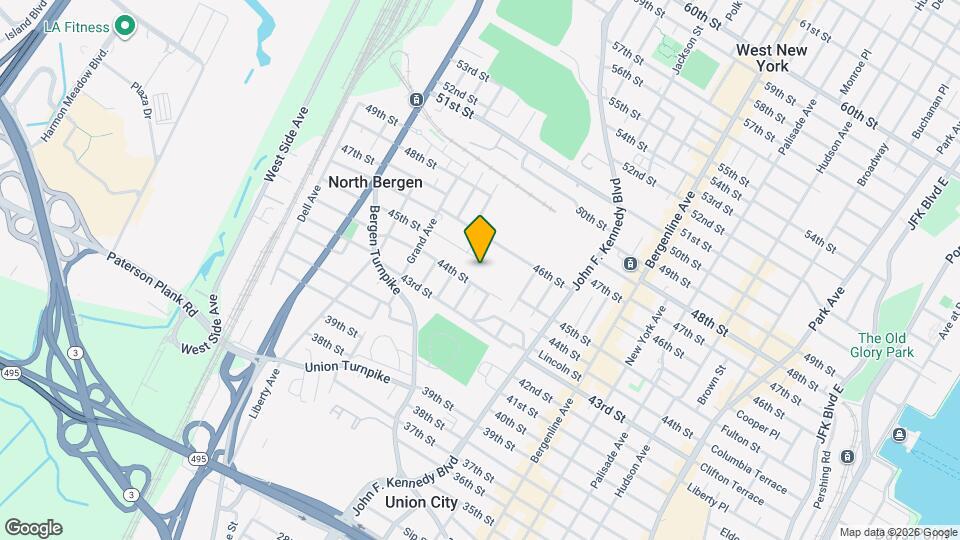 1401 45th St Map and Location Details