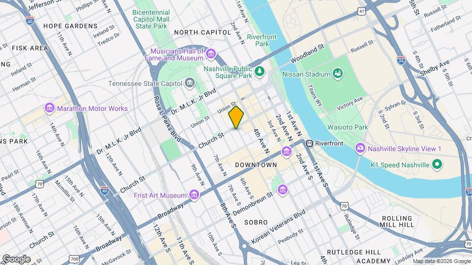 515 Church St, Unit 3109 Map and Location Details