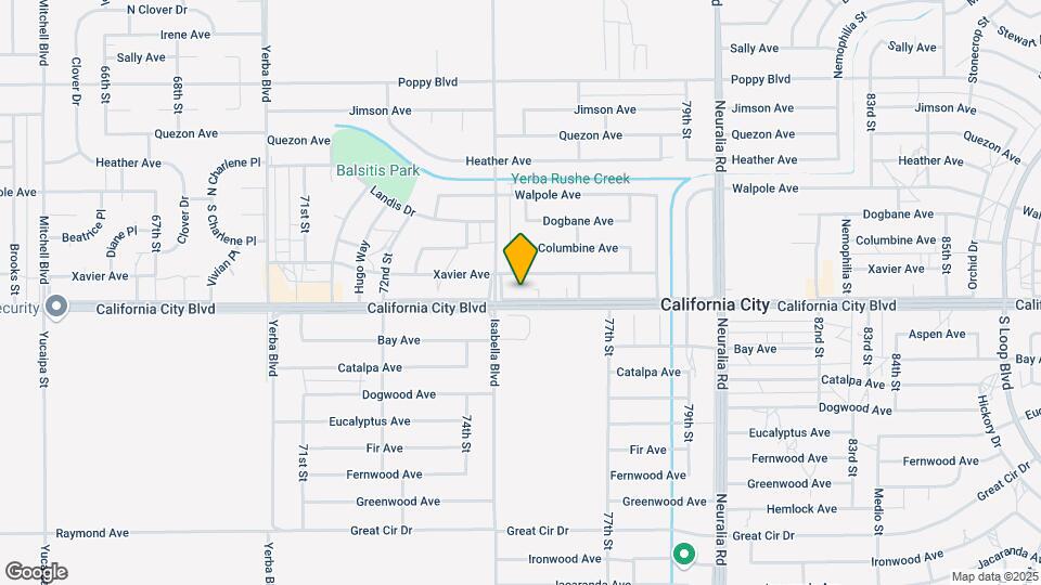 7517 California City Blvd Map and Location Details