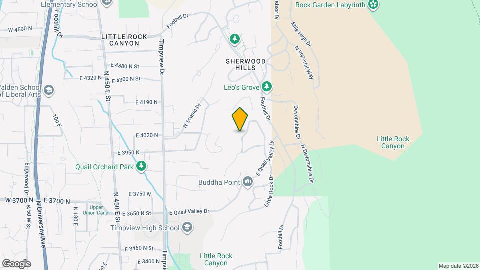 4023 N Quail Ridge Dr Map and Location Details