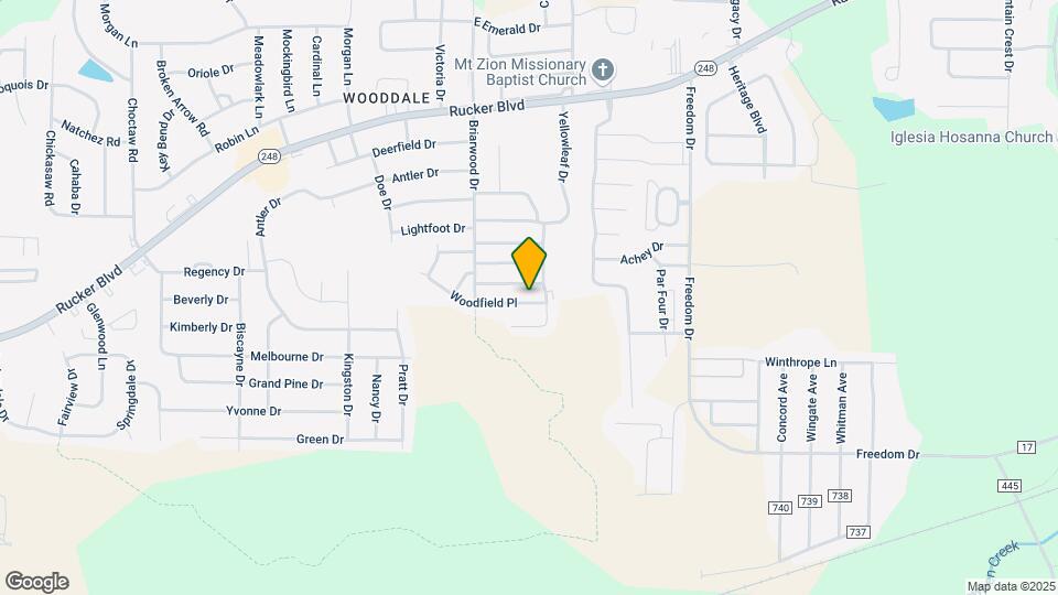 151 Woodfield Pl Map and Location Details