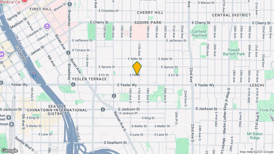 1621 E Fir St Map and Location Details