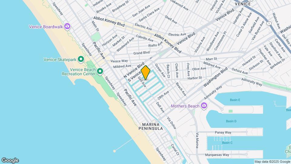 411 Linnie Canal, Unit Guest House Map and Location Details