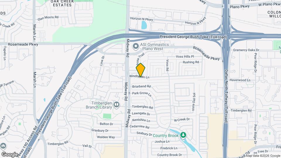 4064 Windhaven Ln Map and Location Details