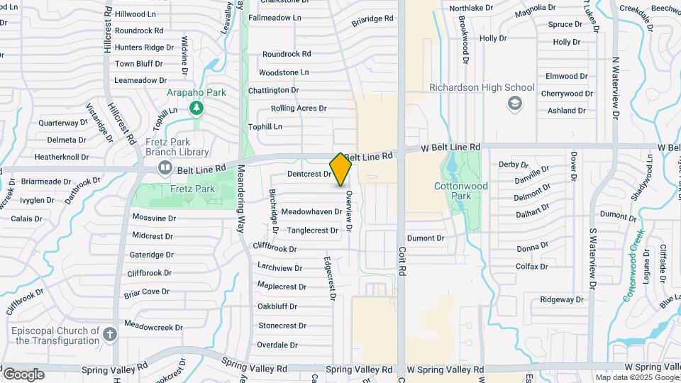 7723 Village Trail Dr Map and Location Details
