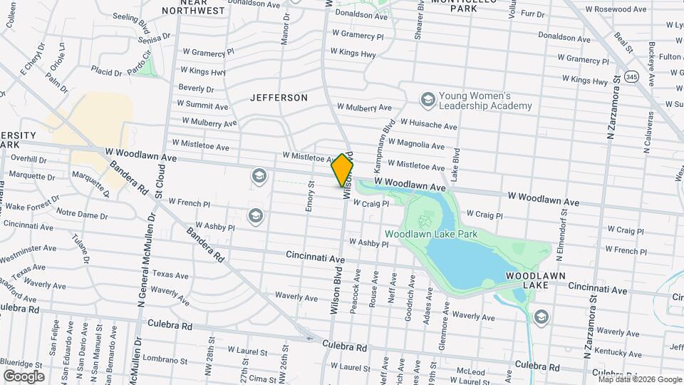 2607 W Craig Pl Map and Location Details