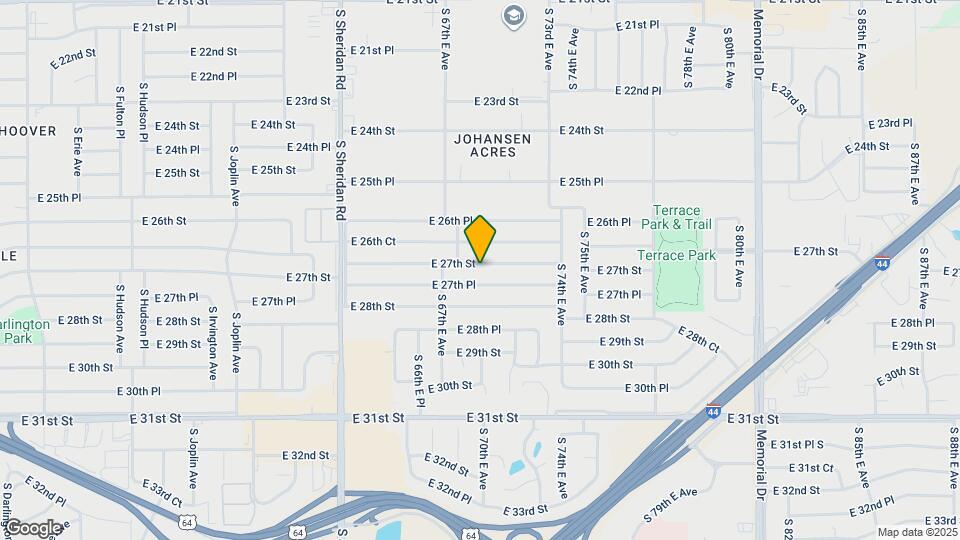 6736 E 27th St Map and Location Details