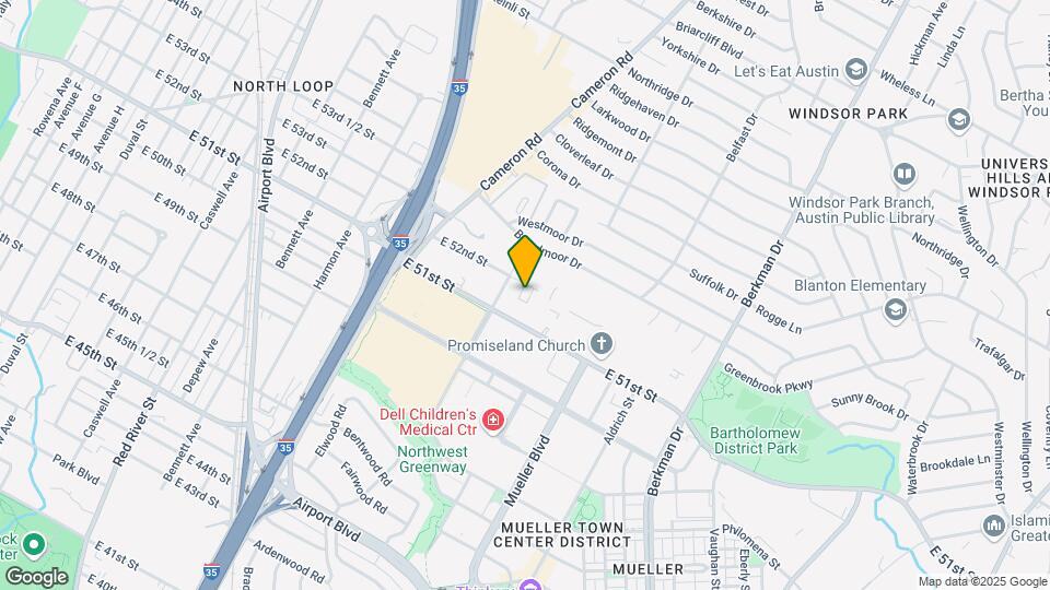 1309 E 52nd St Mapa y Detalles de la Ubicación