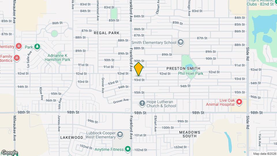 5728 93rd St Map and Location Details