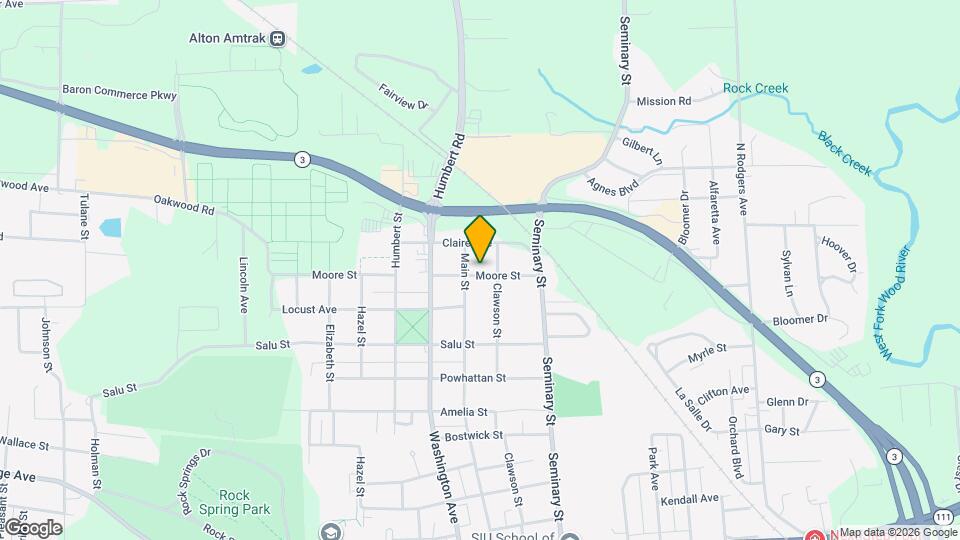 2640 Moore St, Unit Unit A Map and Location Details