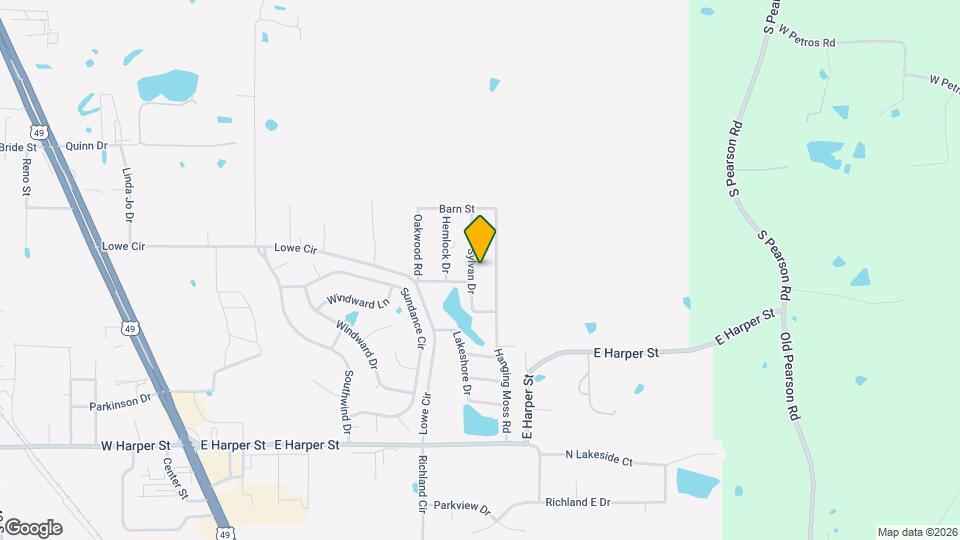 224 Sylvan Dr Map and Location Details