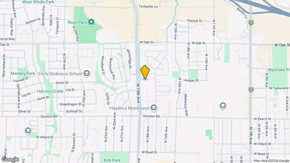 915 N 17th Ave Map and Location Details