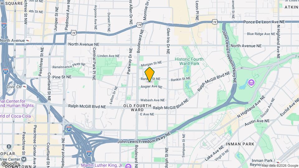 520 Angier Ave NE Map and Location Details