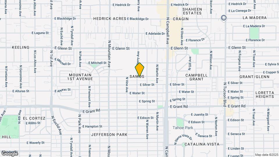1608 E Copper St Map and Location Details