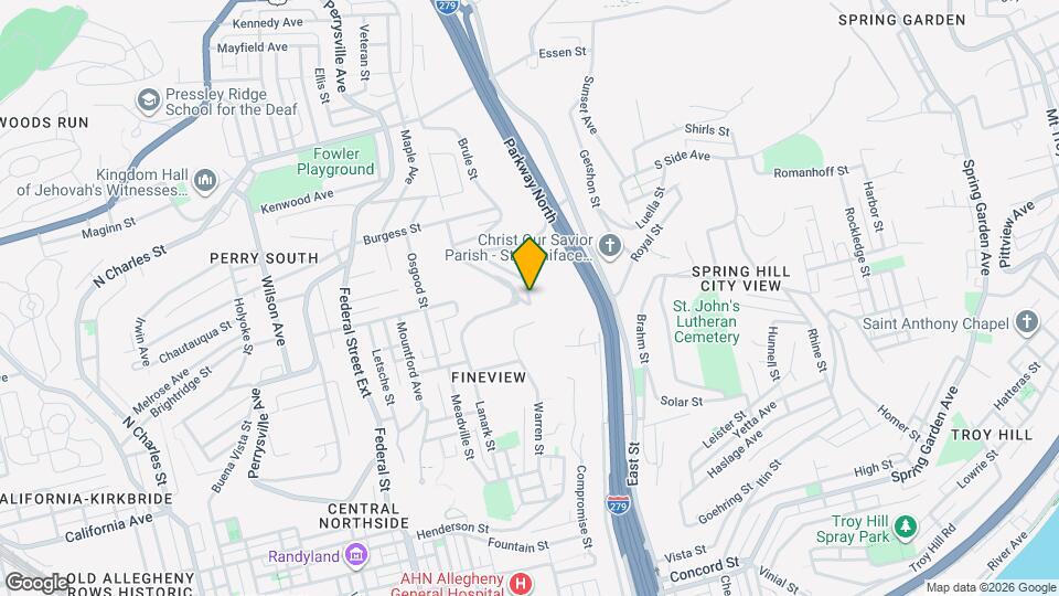 2124 Peekskill St Map and Location Details