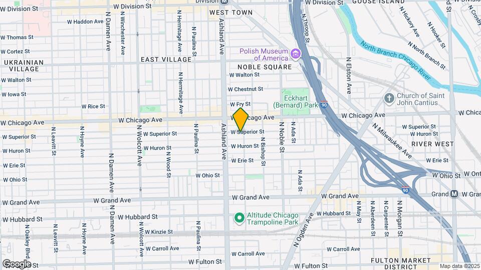 1503 W Superior St Map and Location Details