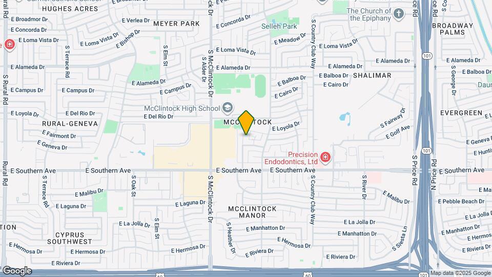 3115 S Kachina Dr Map and Location Details